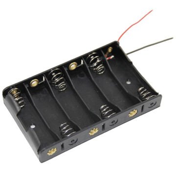 Powermaster Yan Yana 6'lı AA Pil Yuvası (IC-234B)