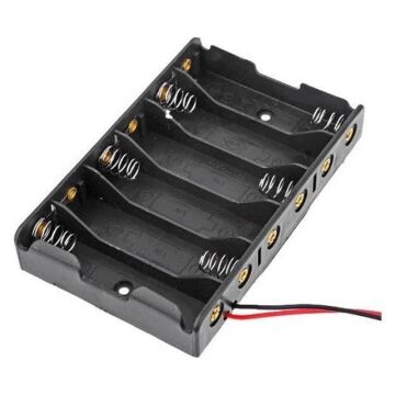 Powermaster Yan Yana 6'lı AA Pil Yuvası (IC-234B)