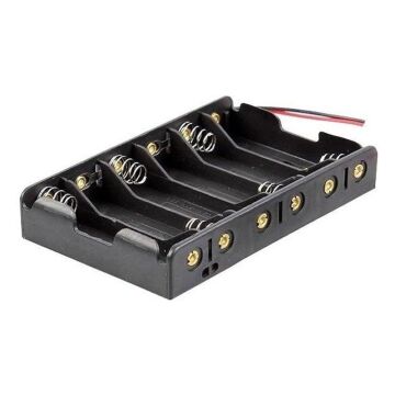 Powermaster Yan Yana 6'lı AA Pil Yuvası (IC-234B)