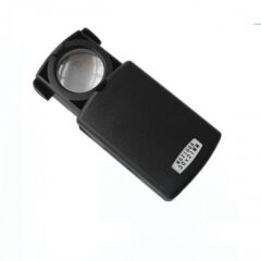 Nikula-Taşınabilir 30x 21mm Çekme Tipi Işıklı Mini Cep Büyüteç