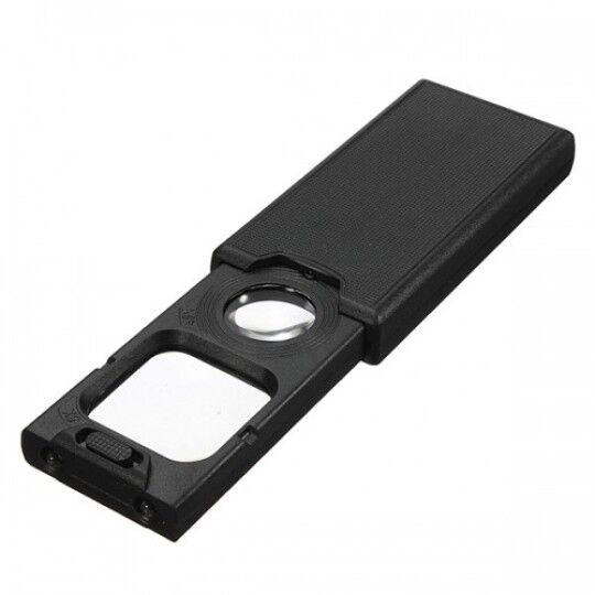 Nikula-Işıklı,Para Kontrol Için 5x-45x Çift Mercekli Büyüteç