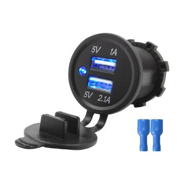 PowerMaster IC-266C Pano Tipi USB-A Giriş 8-32V Çıkış 5V 1A-2,1A