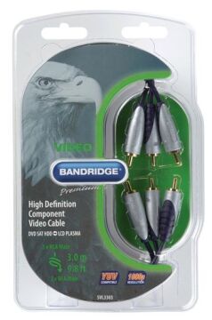 Bandridge 3 Rca 3 Rca Component Kablo 3 Metre