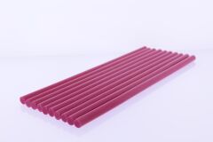 Winnboss Sıcak Silikon Mum Çubuk Kırmızı - Kalın 11x300mm 10*lu Paket