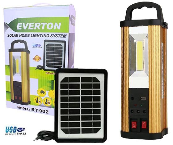 EVERTON RT-902 3 LAMBALI USB-SD GİRİŞLİ SOLAR IŞILDAK