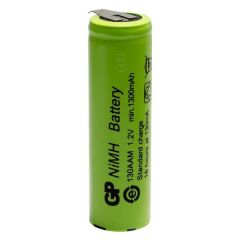 GP 1300mA 1.2V Düz Kafa Puntalı Aa Kalem Pil 130AAM