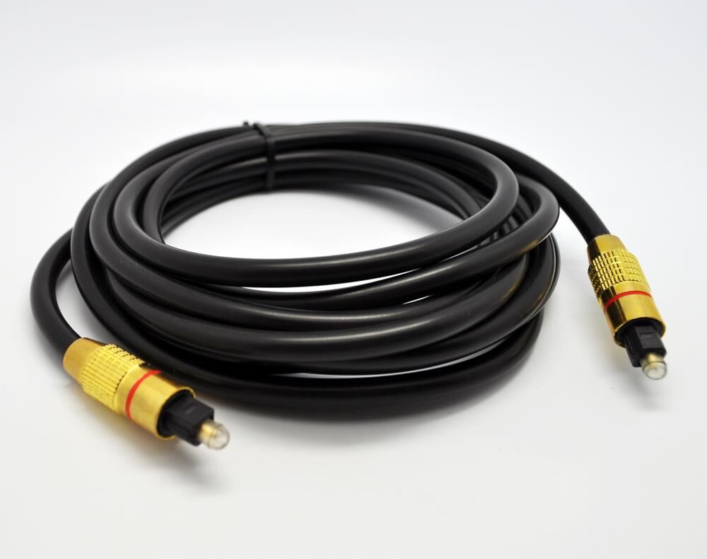 Optik Kablo 5Mt Toslink Altın Uçlu