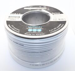 Botech 64Tel RG6 U6 Anten Kablosu 1.02mm Trishield 100Mt