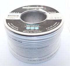 Botech 64Tel RG6 U6 Anten Kablosu 1.02mm Trishield 100Mt