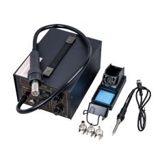 Class 852D+ Dijital Sıcak Hava Tabanca Üflemeli + Isı Ayarlı Havya Lehim İstasyonu