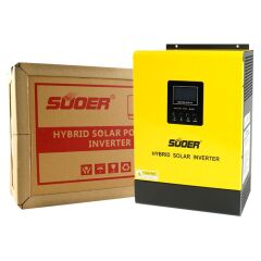 SUOER PS-3K-24 PWM SOLAR ŞARJ KONTROL CİHAZLI VE AC ŞARJLI İNVERTER