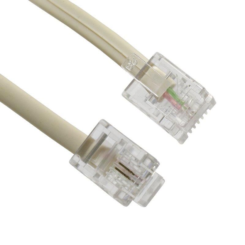 Hazır Telefon Hat Kablosu 6P/2C 25 Metre