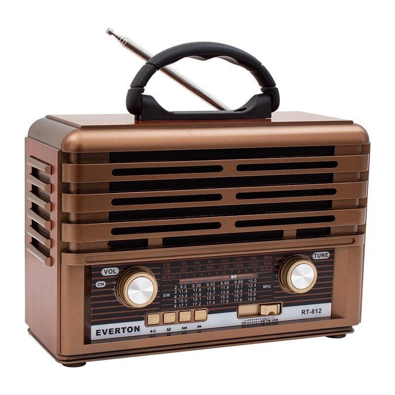 EVERTON RT-812BT USB/SD/FM NOSTALJİK RADYO * MÜZİK KUTUSU