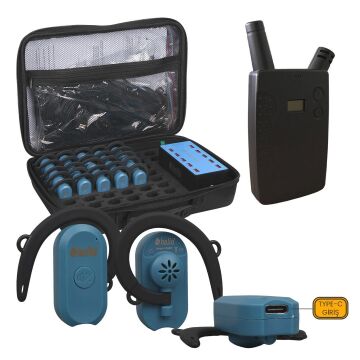 Hello HL-27915 25'li Kulaklık Tipi Tur Rehber Sistemi Seti (100 Metre Menzil)