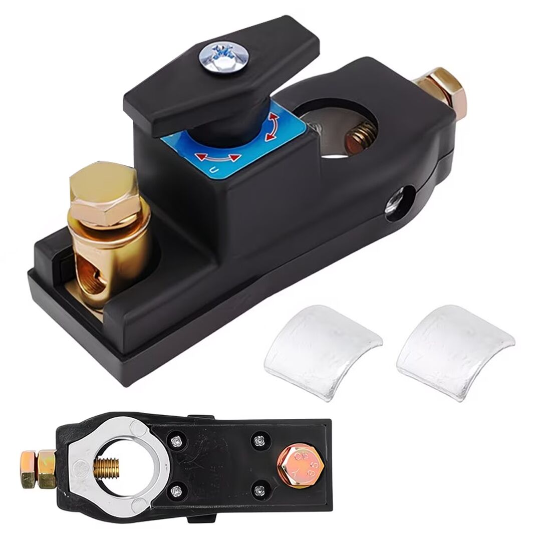 PowerMaster PM-28786 Akü Şarteli Kutup Başı Kesici 12V/24V Uyumlu Çevirmeli Akü Koruma Aparatı