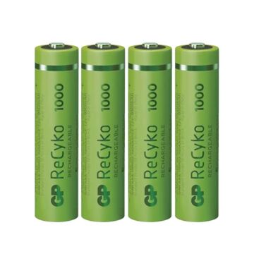 GP Recyko 950mAh Ni-MH AAA Şarjlı İnce Kalem Pil 4'lü Paket