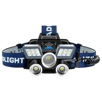 PowerMaster MX-501 5 Power Ledli Su Geçirmez 18650 Şarj Edilebilir Kafa Feneri