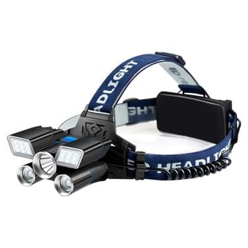 PowerMaster MX-501 5 Power Ledli Su Geçirmez 18650 Şarj Edilebilir Kafa Feneri