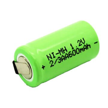 PowerMaster PM-17934 1.2 Volt 600mAh NI-MH 2/3AA Şarj Edilebilir Puntalı 14280 Lityum Pil