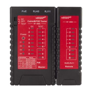 Noyafa NF-468S RJ45-RJ11-Poe Kablo Test Cihazı