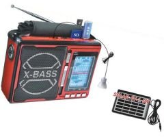 KAMAL KM-1300 USB/SD/FM DESTEKLİ SOLARLI MP3 ÇALAR RADYO