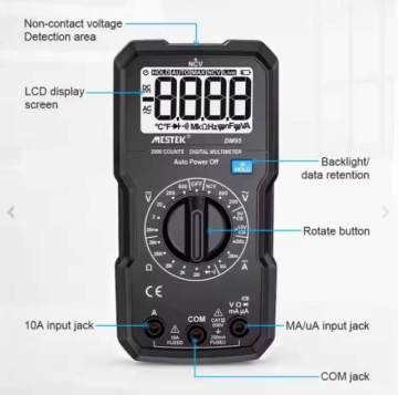 Mestek DM-95 Dijital Multimetre