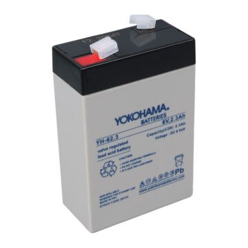 Yokohama YH-62.3 6 Volt - 2.3 Amper Akü (90x43x38 mm)