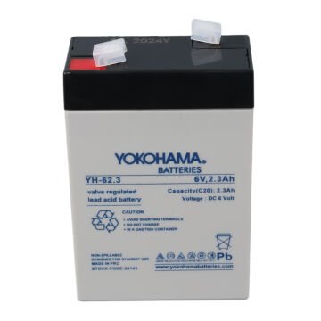 Yokohama YH-62.3 6 Volt - 2.3 Amper Akü (90x43x38 mm)