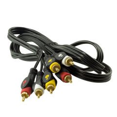 Powermaster 1.5 Metre 3RCA-3RCA Kablo