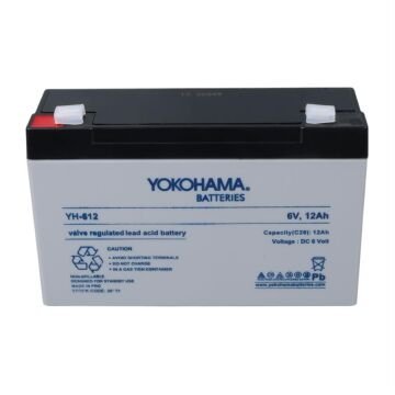 Yokohama YH-612 6 Volt - 12 Amper Akü (150x50x94 mm)