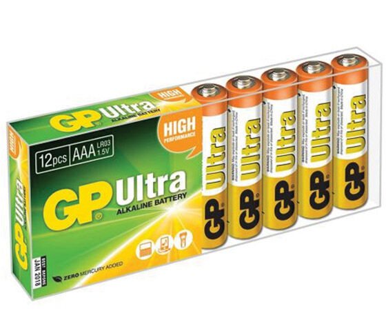GP G-Tech 8+4 12li Paket AAA Alkalin İnce Kalem Kumanda Pili (8 Adet Fiyatına 12 Adet Pil)