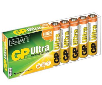 GP G-Tech 8+4 12li Paket AAA Alkalin İnce Kalem Kumanda Pili (8 Adet Fiyatına 12 Adet Pil)