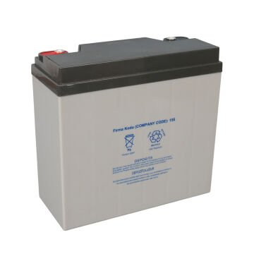 Yokohama YH-122.4 12 Volt - 24 Amper Elektrikli Bisiklet Aküsü (180x76x167 mm)