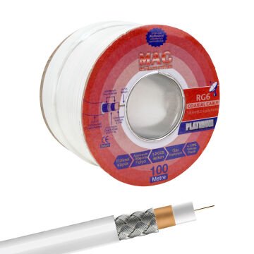 Mag Platinium RG6-U4 Trishield Anten Kablosu 100 Metre