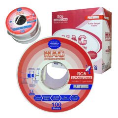 Mag Platinium RG6-U4 Trishield Anten Kablosu 100 Metre