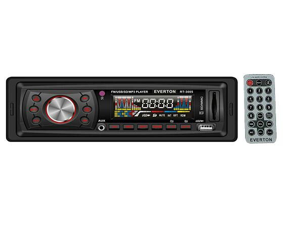 EVERTON RT-3005 USB/SD/FM/AUX MEKANİKSİZ OTO TEYP 4 X 50 WATT