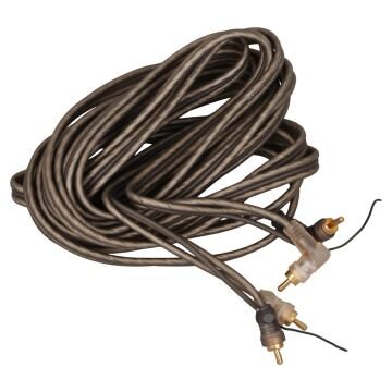 Fully G-512AB 5 Metre 2 RCA + 2 RCA L-Tip Şaseli Oto Amfi Sinyal Kablosu
