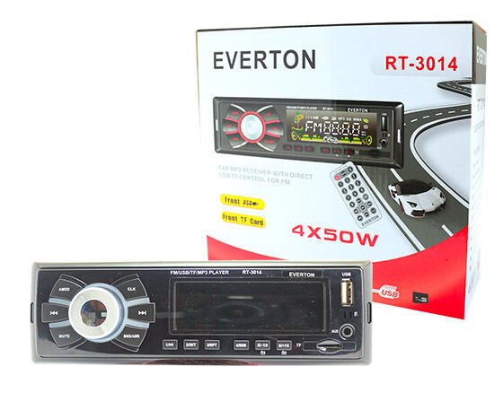 EVERTON RT-3014 USB/SD/FM/AUX MEKANİKSİZ OTO TEYP 4 X 50 WATT