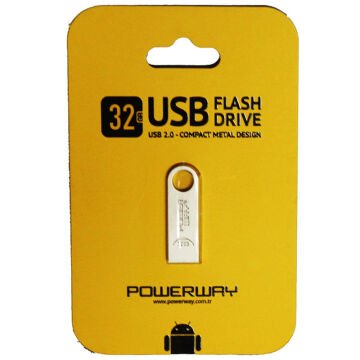 Powerway 32 Gb Metal Tip USB Flash Bellek