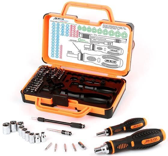 Jakemy JM-6112 Profesyonel Tornavida Seti 69 Parça