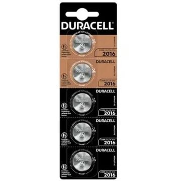Duracell CR2016 Lityum Pil 5'li Paket