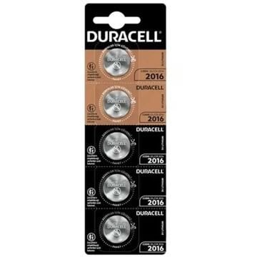 Duracell CR2016 Lityum Pil 5'li Paket