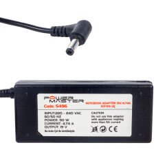 POWERMASTER PM-5496 19 VOLT - 4.74 AMPER 5.5*2.5 MM UÇLU ADAPTÖR (TOSHIBA NOTEBOOK - HP NOTEBOOK)