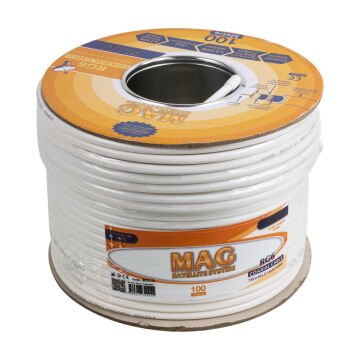 Mag RG6-U4 Plus Trishield Anten Kablosu 100 Metre