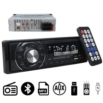 Carstar CS-950 Çift USB/SD/FM/AUX/Bluetooth Kumandalı Oto Teyp 4X60 Watt