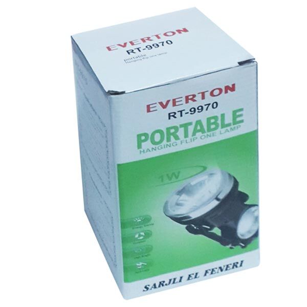 EVERTON RT-9970 1 WATT ÇİFT TARAFLI ŞARJLI EL FENERİ