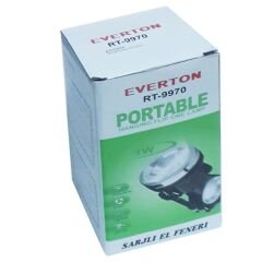 EVERTON RT-9970 1 WATT ÇİFT TARAFLI ŞARJLI EL FENERİ
