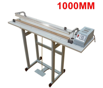 SFTD 1000 100CM Ayaklı Poşet Yapıştırma Makinası (Kesmeli)