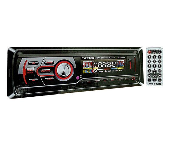 EVERTON RT-3000 USB/SD/FM/AUX MEKANİKSİZ OTO TEYP 4 X 50 WATT