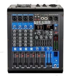 Magicvoice MV-26492 4 Kanal 2X350 Watt Usb/Sd/Bluetooth Power Mixer